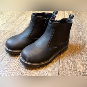 Wonder Nation Black Kids Boots